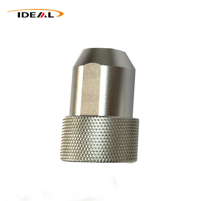 Knurled CNC manufaktur 303/304/316/316L bagian baja tahan karat stainless